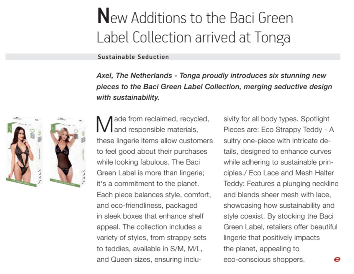 2025-07 EAN - Baci Green Label
